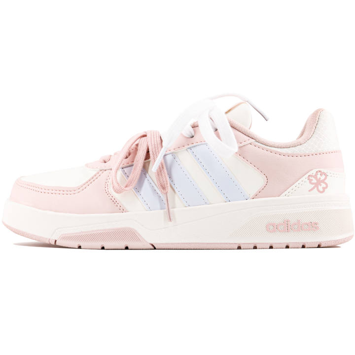 Adidas Adidas COURTBEAT Skateboard Shoes Unisex Low Top Blue/Pink