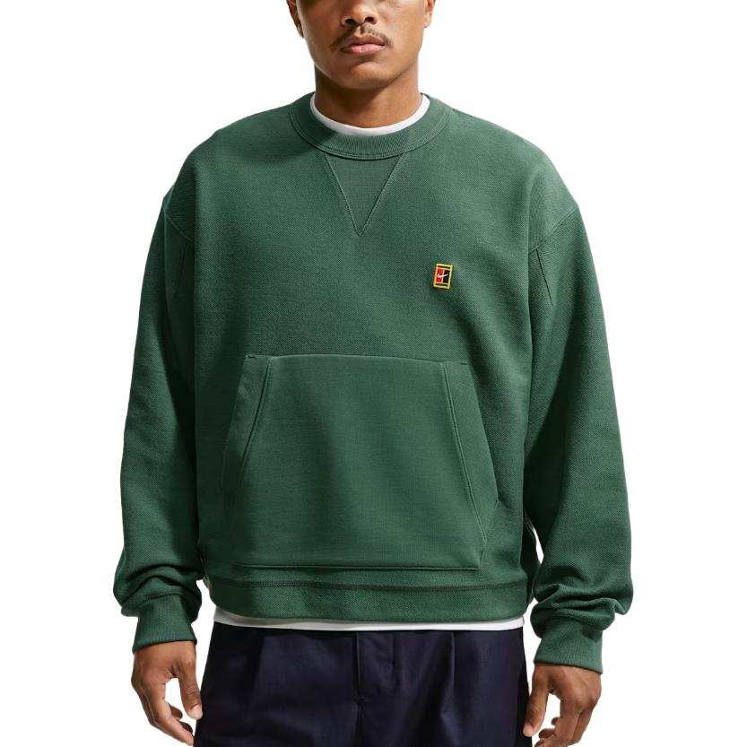 Nike Nike Club Sweatshirts Men's Fir Green Crew Neck Moderate