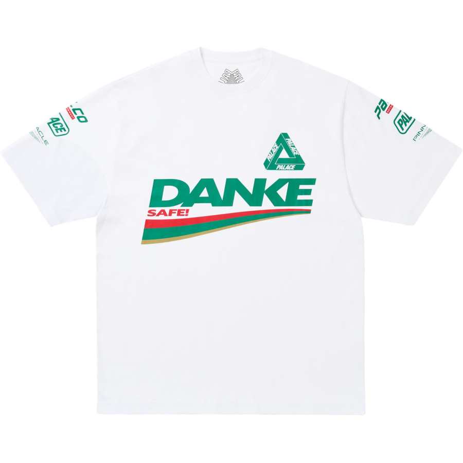 PALACE SS26 DROP8 DANKE T SHIRT WHITE T Shirt Unisex
