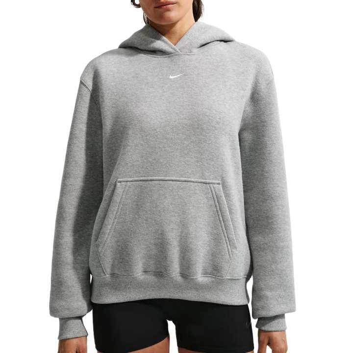 Nike Nike Sweatshirts Women's Dark Gray/Sail White Hooded Non Detachable Moderate