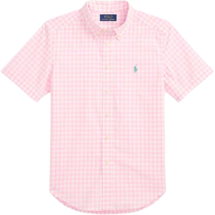 Polo Ralph Lauren Kids Casual Shirts Lapel Moderate Non Stretch