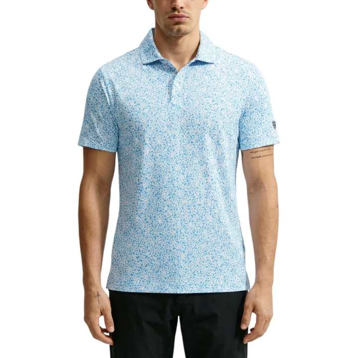 Nike Nike Golf Clothing Men's Aurora Blue Polo Collar Moderate