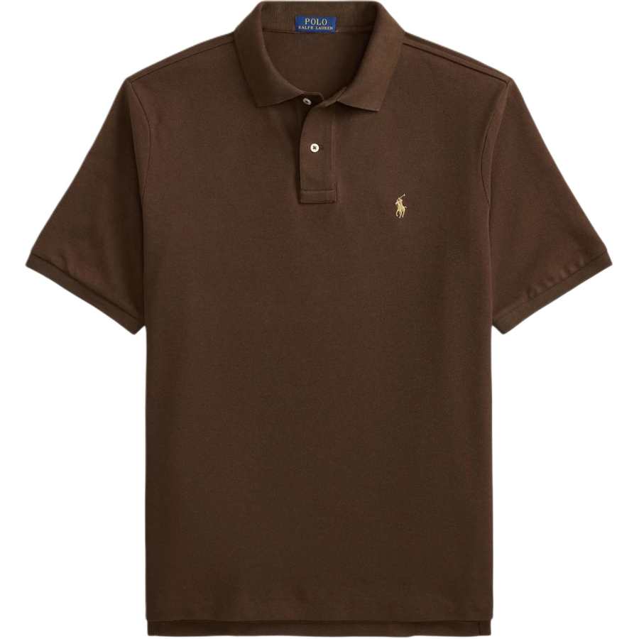 Polo Ralph Lauren Polo Shirts Men's Brown Polo Collar Moderate Straight Fit