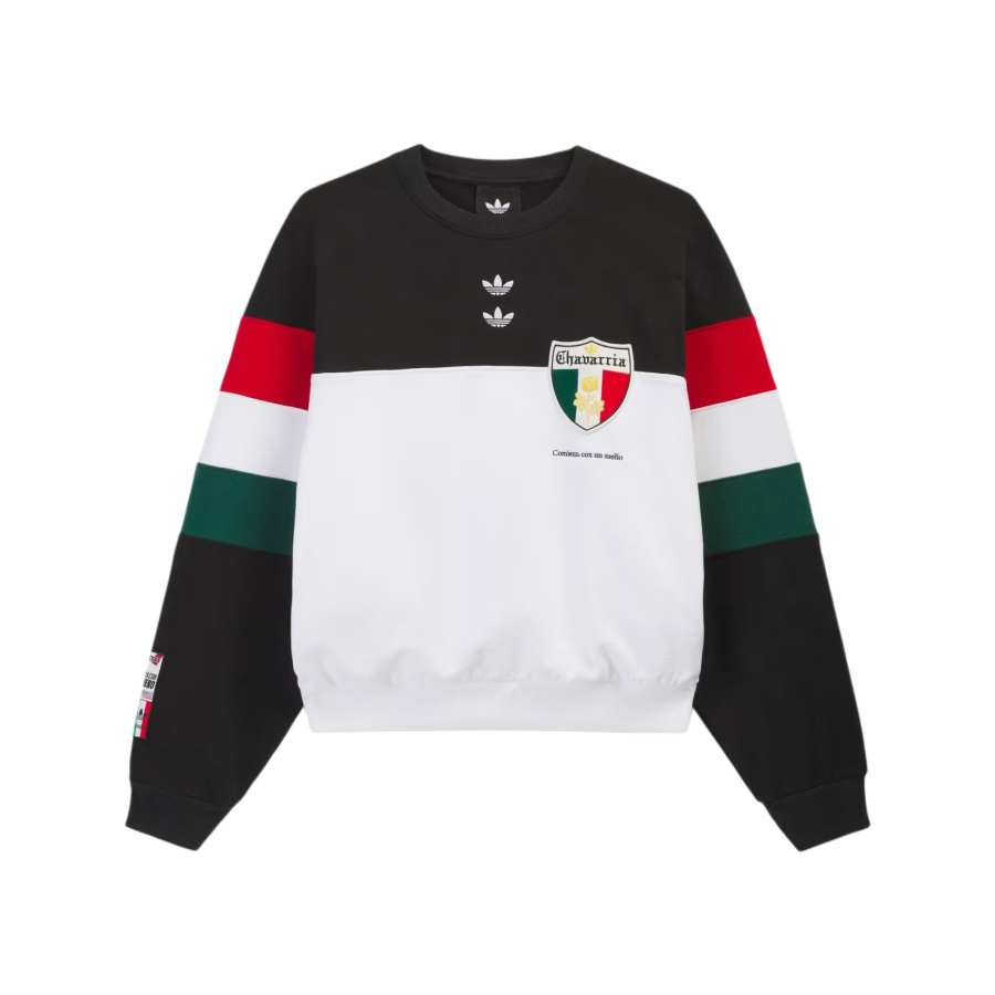Adidas Originals X Willy Chavarria Sweatshirts Unisex White/Black Crew Neck Moderate