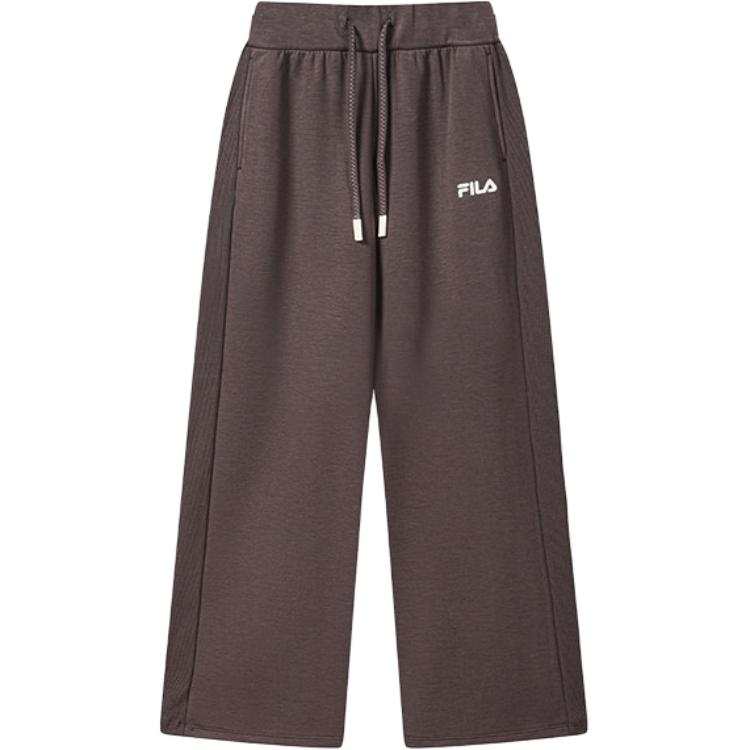 FILA Knitted Sweatpants Women's Moderate Straight Fit Pants