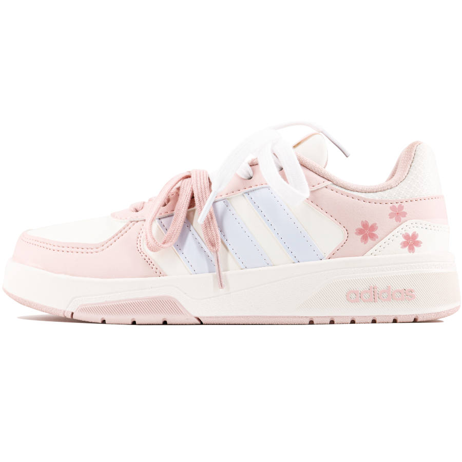 Adidas Adidas COURTBEAT Skateboard Shoes Unisex Low Top Blue/Pink