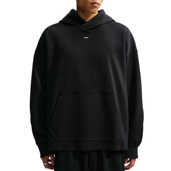 Nike Nike Sportswear Sweatshirts Men's Black/Ice Silver Hooded Non Detachable Moderate