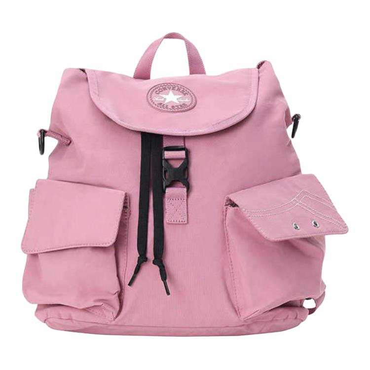 Converse Converse Minimalist Style Nylon Backpack Unisex Pink