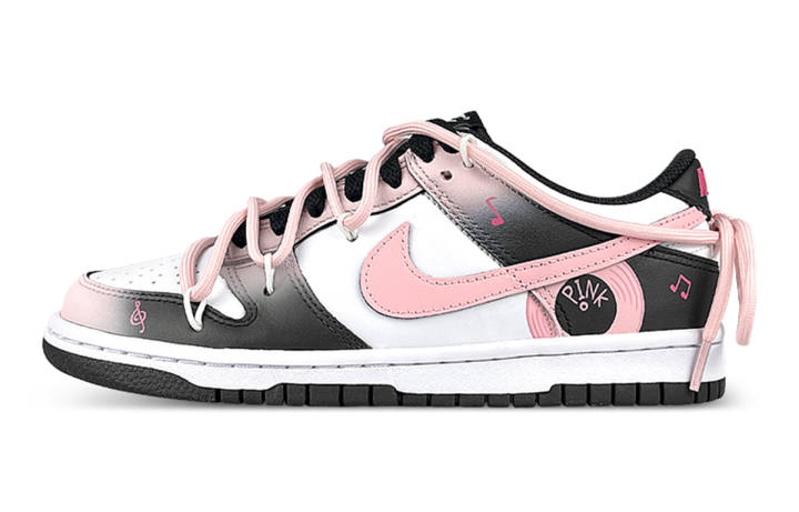 Nike Nike Dunk Skateboard Shoes Women's Low Top White/Pink/Black