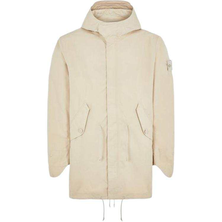 STONE ISLAND SS23 GHOST PIECES Parka Coat Men's Khaki
