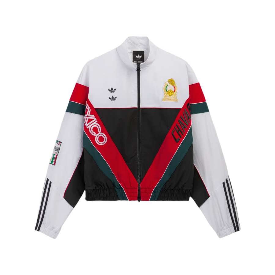 Adidas Originals X Willy Chavarria Jackets Unisex White/Black Stand Collar Moderate Other