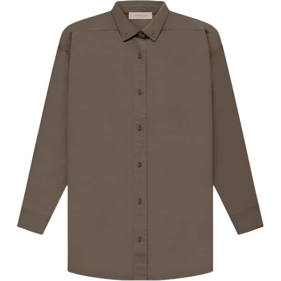 Fear Of God Essentials Women's L/S Oxford Wood