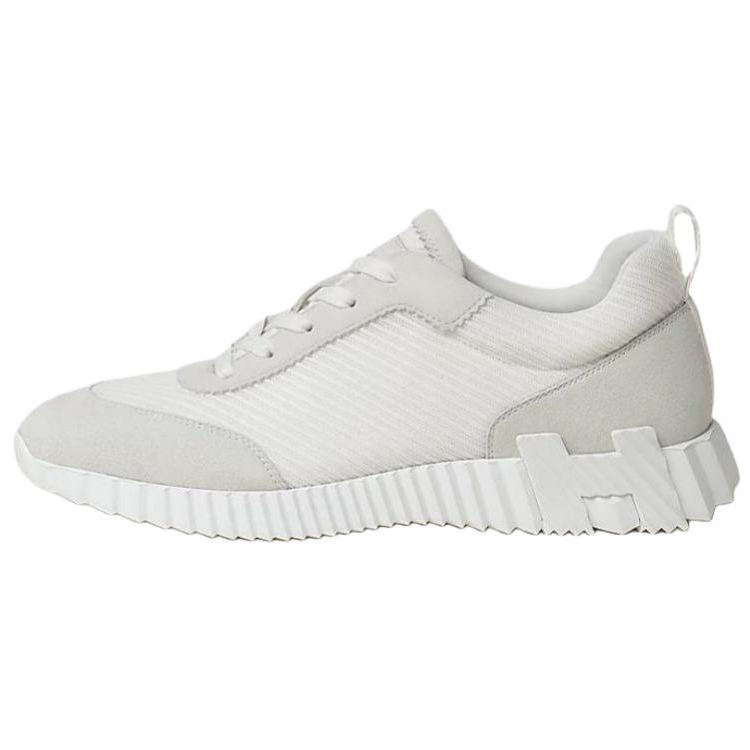 HERMES HERMES Bouncing Casual Shoes Men's Low Top White
