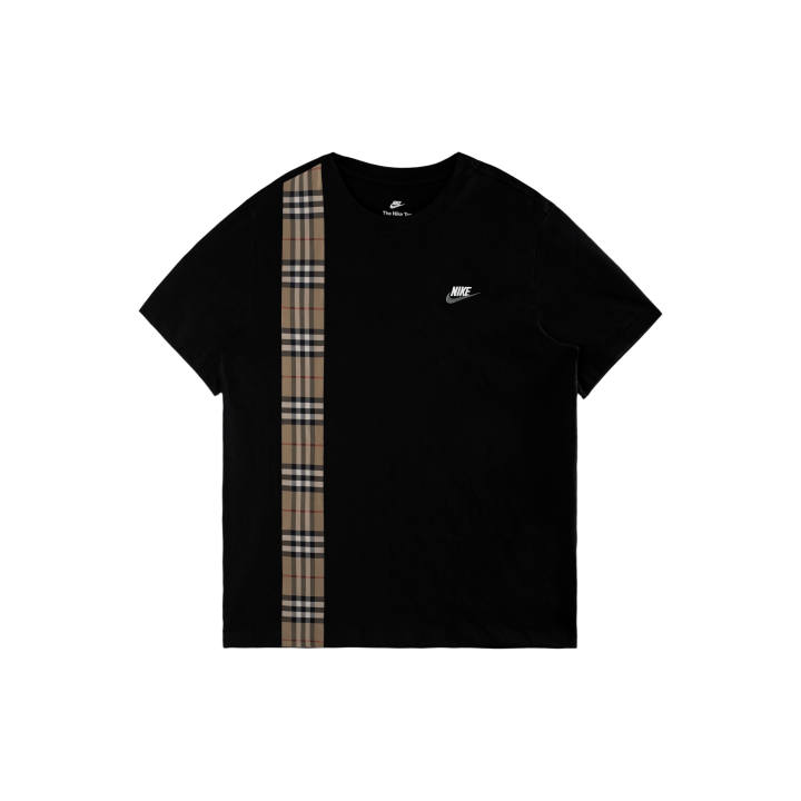 Nike Nike Sportswear T Shirts Men's Black/White/Dark Gray Crew Neck Moderate