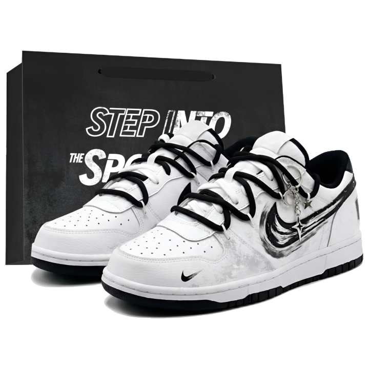 Nike Nike Big Skateboard Shoes Men's Low Top Black