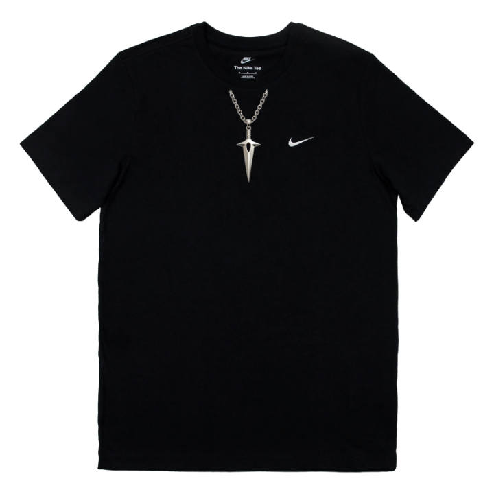 Nike Nike Sportswear T Shirts Unisex Black Crew Neck Moderate Straight Fit