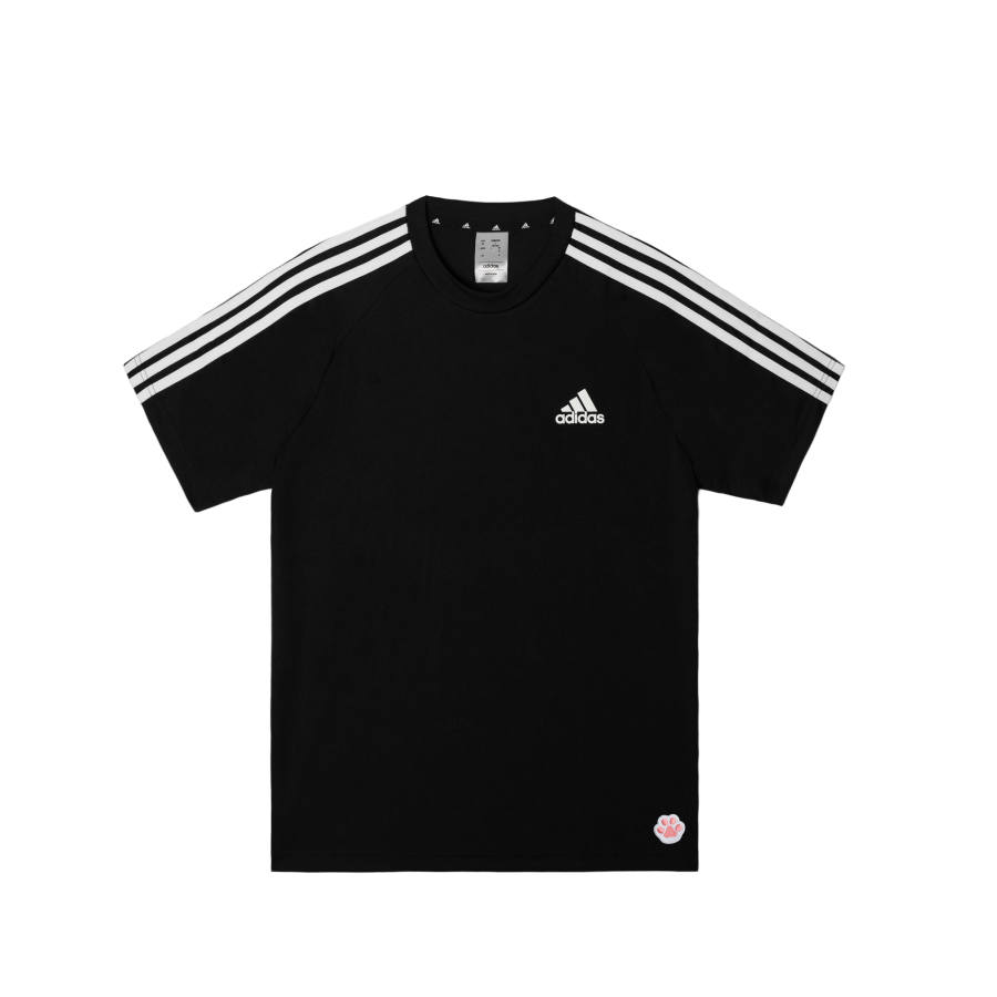 Adidas Adidas Football T Shirts Men's Black Crew Neck Moderate