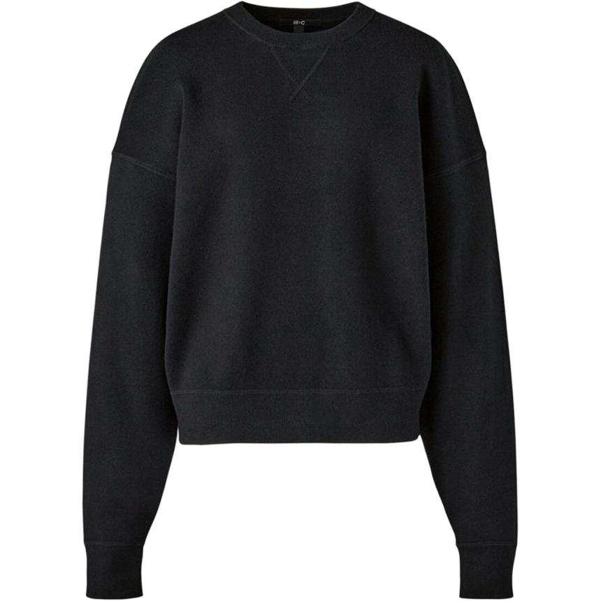 UNIQLO C Collection Knitwear Unisex Black Crew Neck Moderate