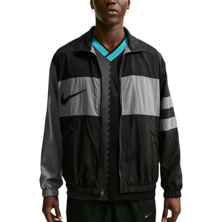 Nike Nike Jackets Men's Black/Cool Gray/Black Stand Collar Moderate