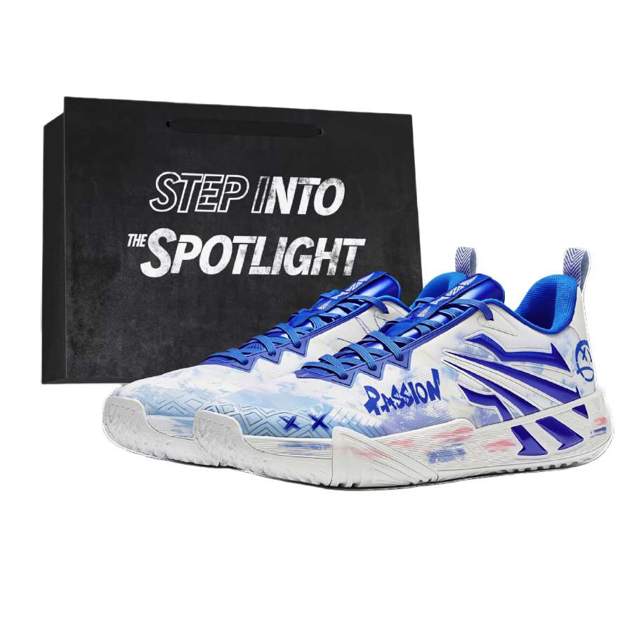 ANTA KAI TEAM 2 Basketball Shoes Men's Low Top White Blue