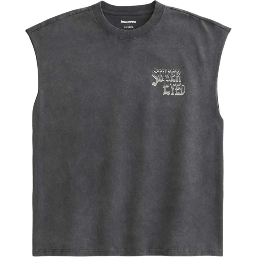 Hollister/ Tank Tops Men's Black Crew Neck Thickened