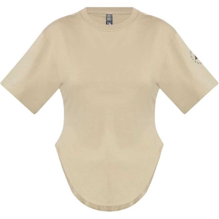 Adidas Adidas X Stella McCartney Collaboration Collection T Shirts Women's Beige Crew Neck