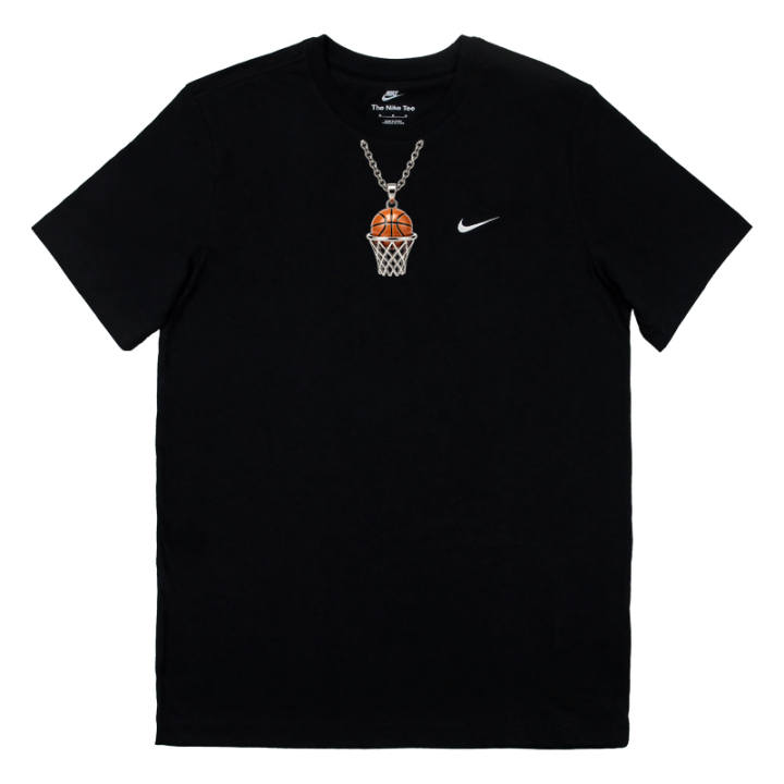Nike Nike Sportswear T Shirts Unisex Black Crew Neck Moderate Straight Fit