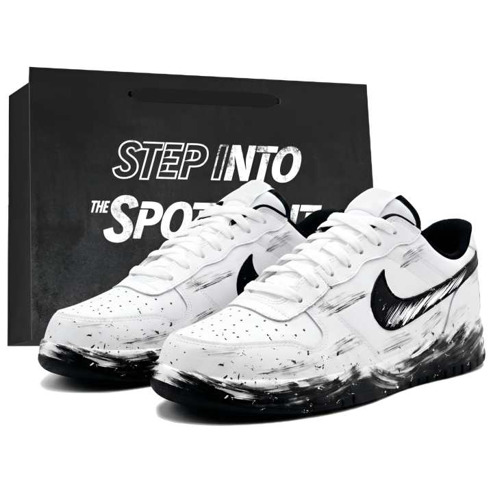 Nike Nike Big Skateboard Shoes Men's Low Top Black