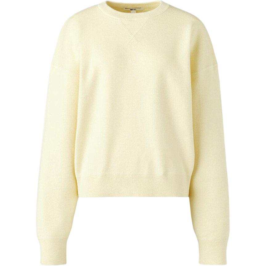 UNIQLO C Collection Knitwear Unisex Light Yellow Crew Neck Moderate