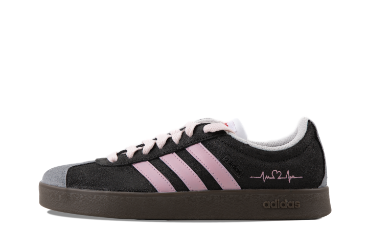 Adidas Adidas VL COURT 2.0 German Army Trainers Unisex Low Top Black/Pink