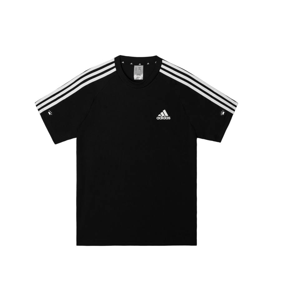 Adidas Adidas Football T Shirts Men's Black Crew Neck Moderate