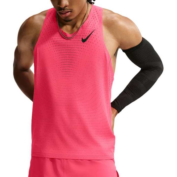 Nike Nike AEROSWIFT Running Tank Tops Men's Melting Flame Red
