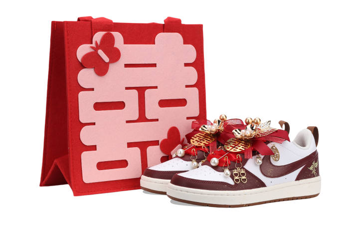 Nike Nike Court Borough Skateboard Shoes Women's Low Top Red