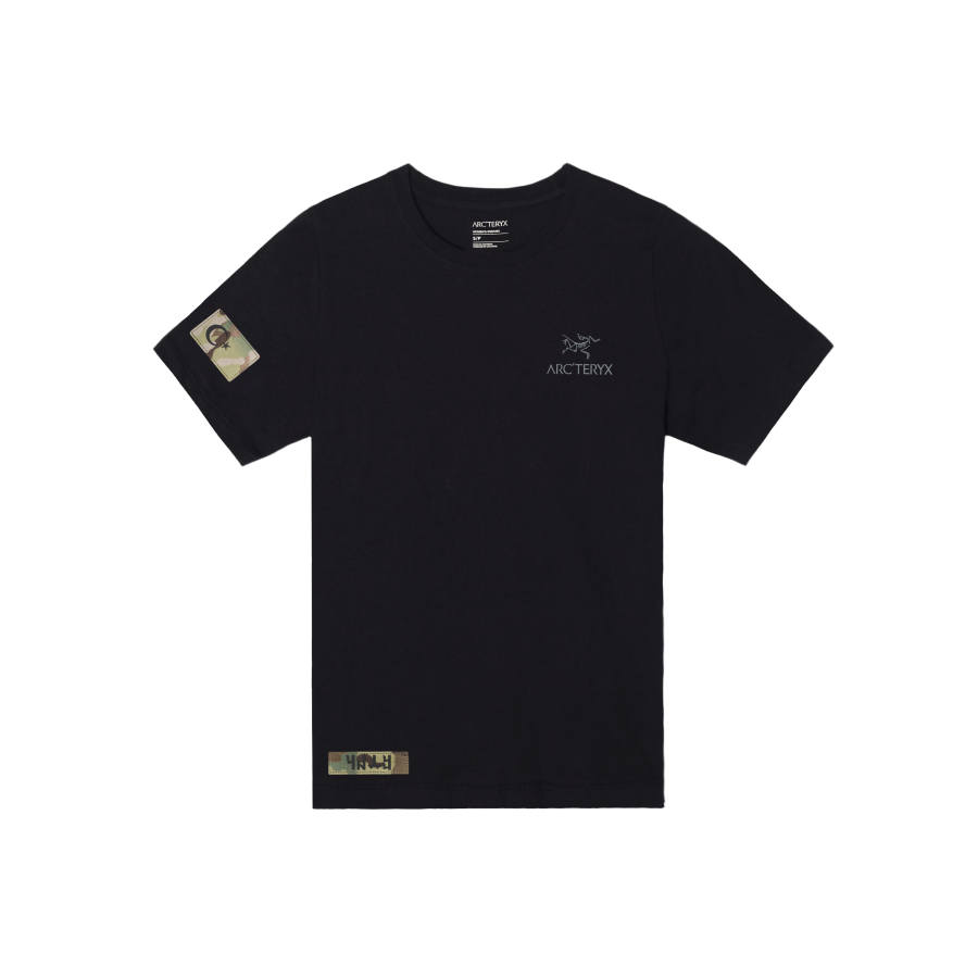 Arcteryx KRAGG T Shirts Unisex Black/Black International, Suggestion Size Small Crew Neck Thin