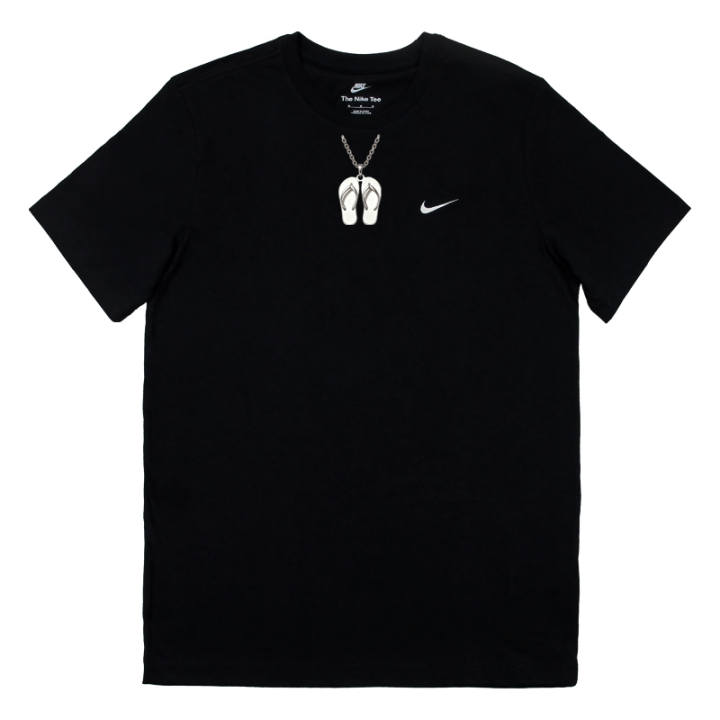 Nike Nike Sportswear T Shirts Unisex Black Crew Neck Moderate Straight Fit
