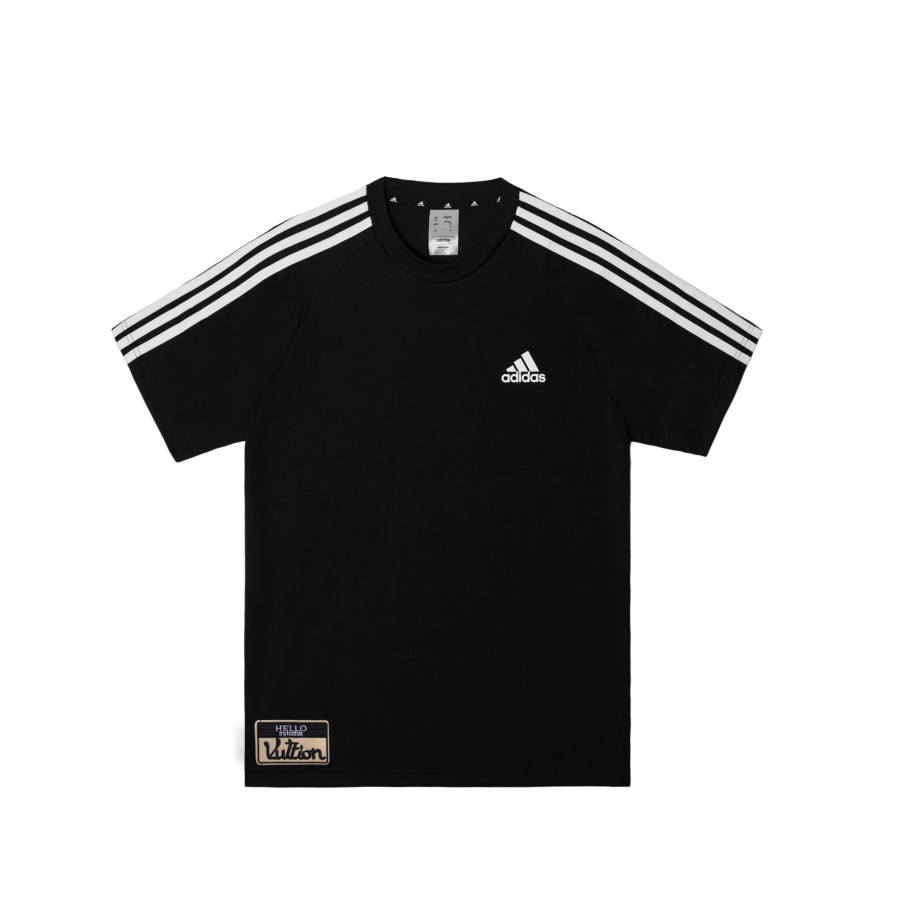 Adidas Adidas Football T Shirts Men's Black Crew Neck Moderate