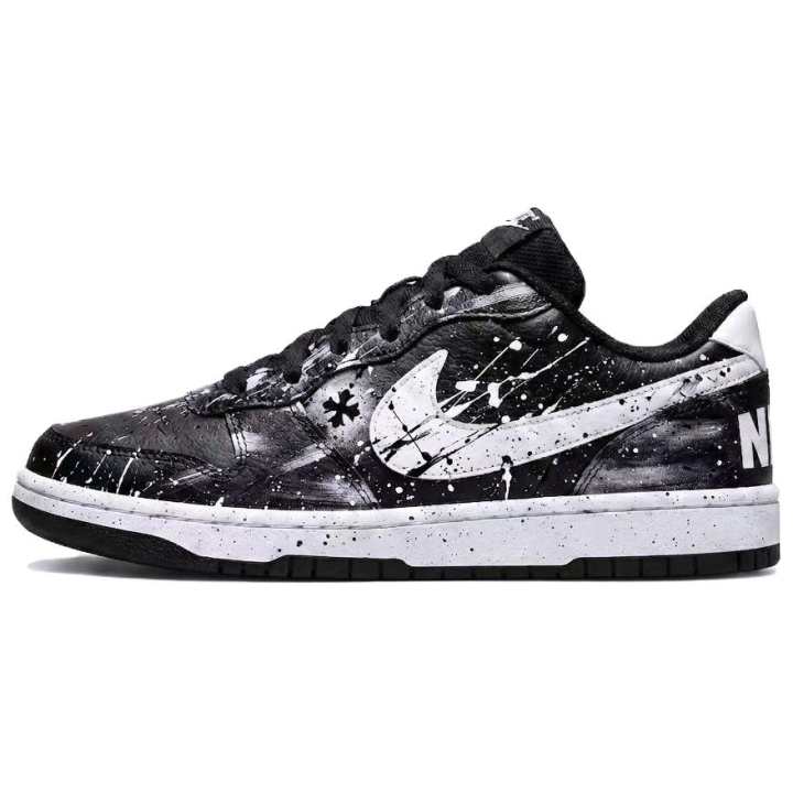 Nike Nike Big Skateboard Shoes Men's Low Top Black/White