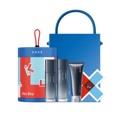 KSKE Men's Bi Directional Oil Control Set Gaming Element Small Cylinder Skincare Product Box