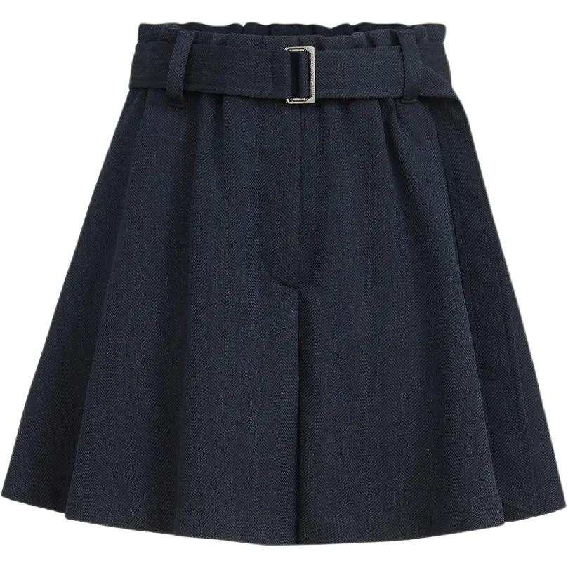 Brunello Cucinelli Casual Short Skirts Women's Navy Moderate Short Skirt Other