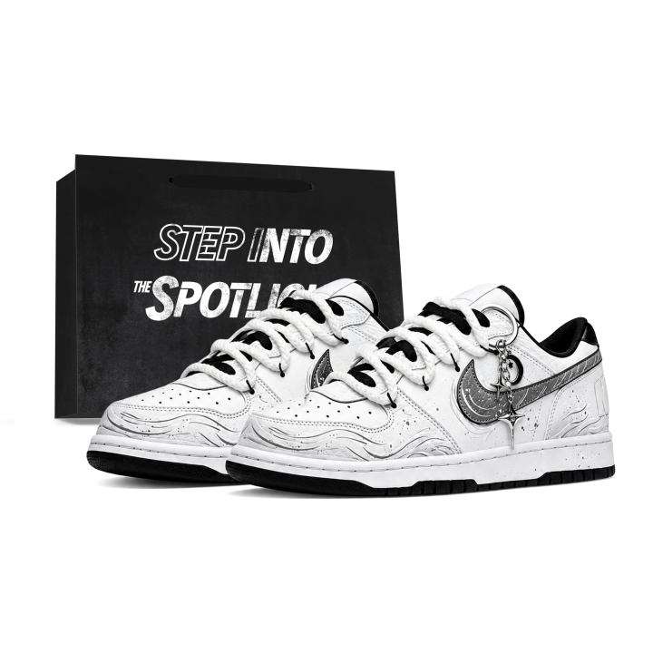 Nike Nike Big Skateboard Shoes Men's Low Top Black