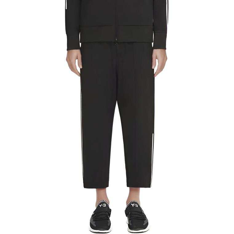 Y-3 Y 3 Casual Pants Men's Black Moderate Straight Fit Pants