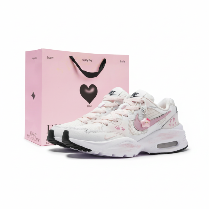 Nike Nike Air Max Fusion Running Shoes Unisex Low Top White/Pink