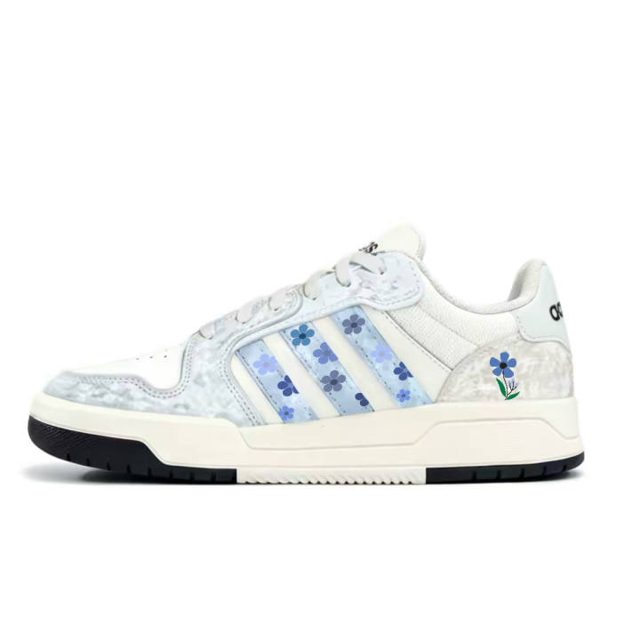 Adidas Adidas ENTRAP Skateboard Shoes Unisex Low Top Blue/White/Beige/Black