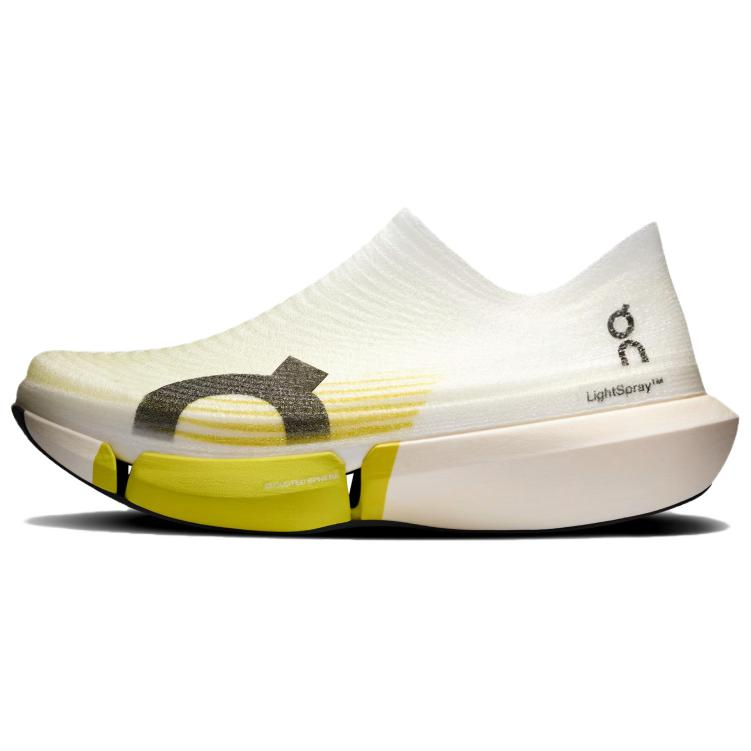On On Cloudboom Strike 2 Running Shoes Unisex White | Lime