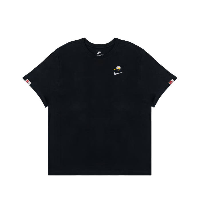 Nike Nike Sportswear T Shirts Men's Black Crew Neck Moderate Straight Fit