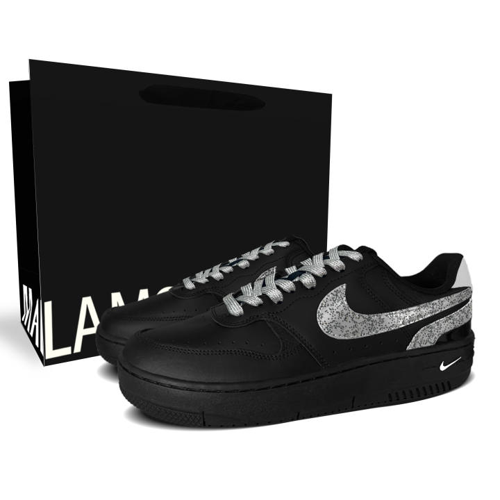 Nike Nike Gamma Force Skateboard Shoes Unisex Low Top Black