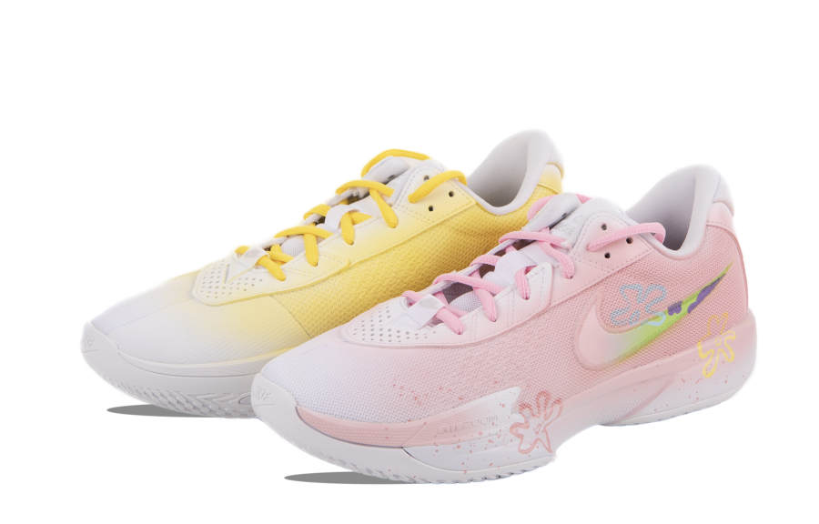 Nike Nike Air Zoom G.T. Cut Academy Basketball Shoes Unisex Low Top Pink/Yellow