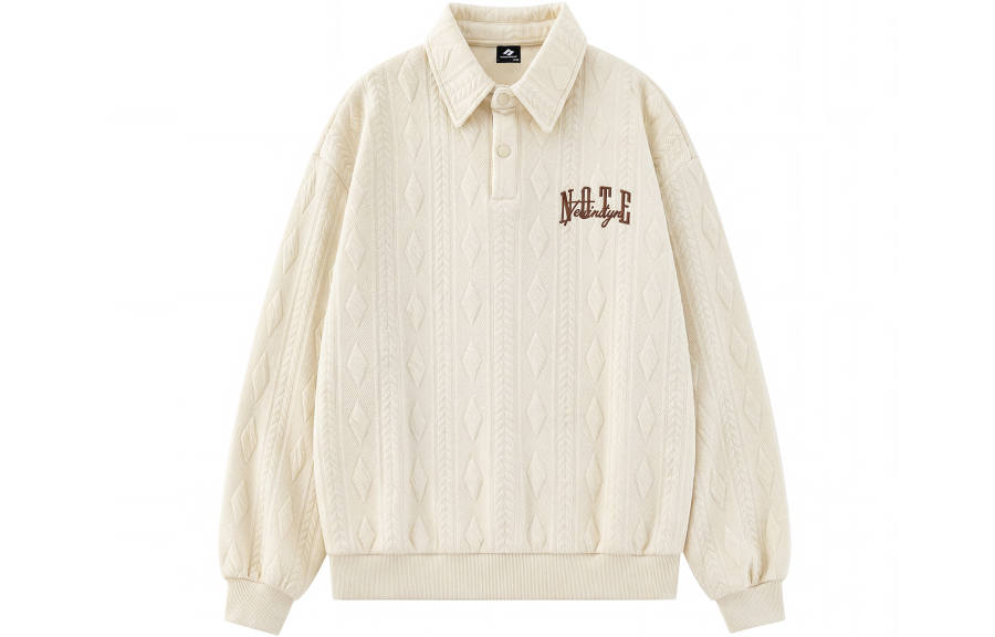 No Tears Sweatshirts Unisex Polo Collar Moderate Straight Fit