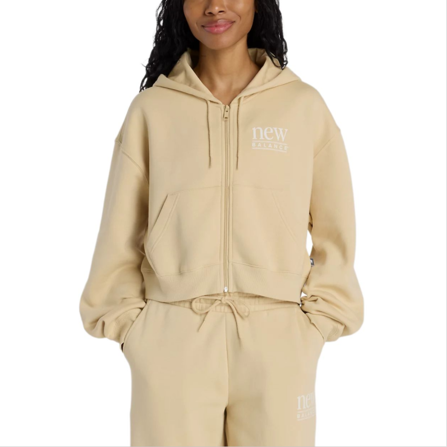 New Balance New Balance Jackets Women's Roasted Sesame Hooded Non Detachable Moderate
