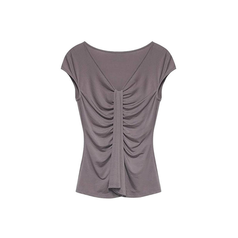 MARIE·COCO T Shirts Women's Top V Neck A Line